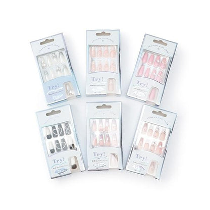 方形長款美甲貼