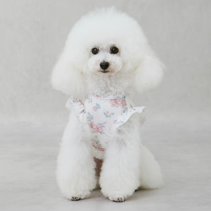 【DOG】【SWIM】荷葉邊圖案背心