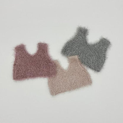 【正反兩穿】亮片羽毛針織背心