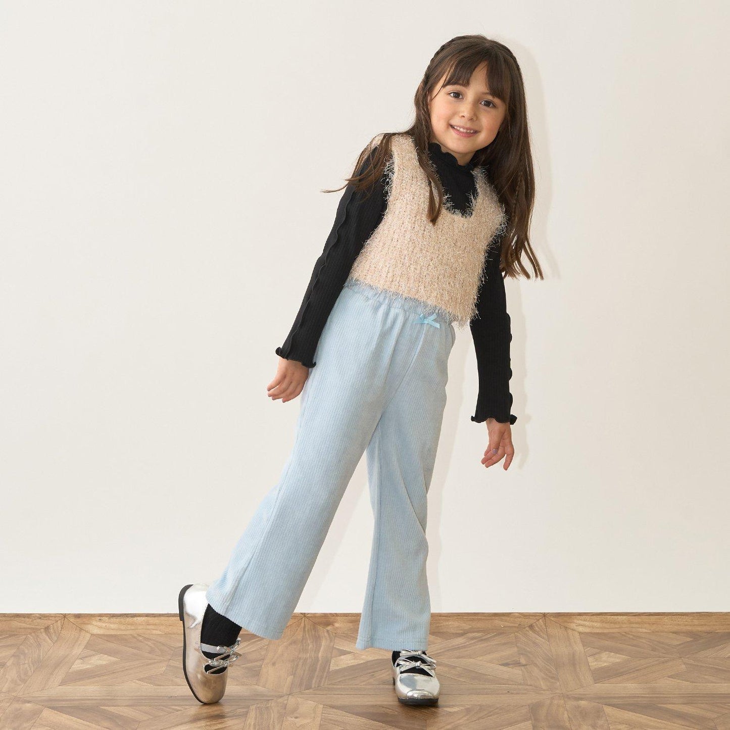 【正反兩穿】亮片羽毛針織背心