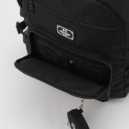 附圓形收納包雙肩揹包