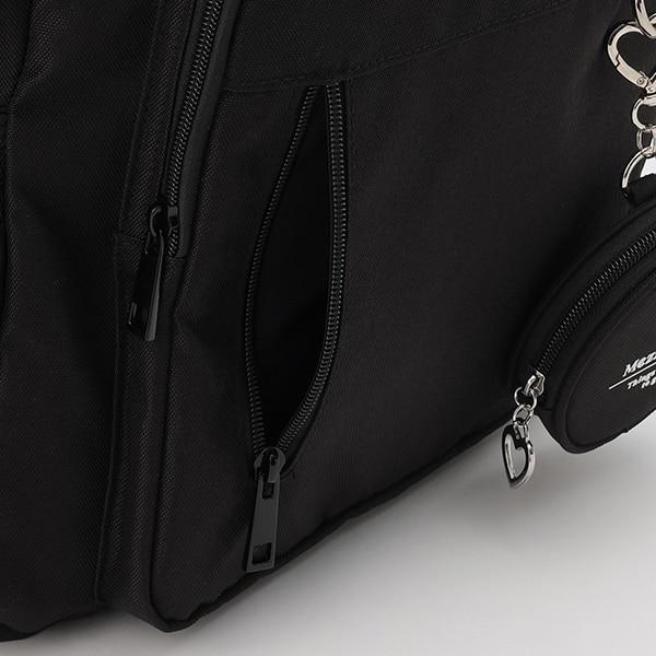 附圓形收納包雙肩揹包