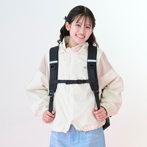 附圓形收納包雙肩揹包