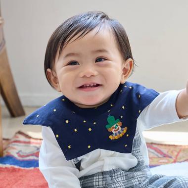 【コロボックル】嬰兒圍兜