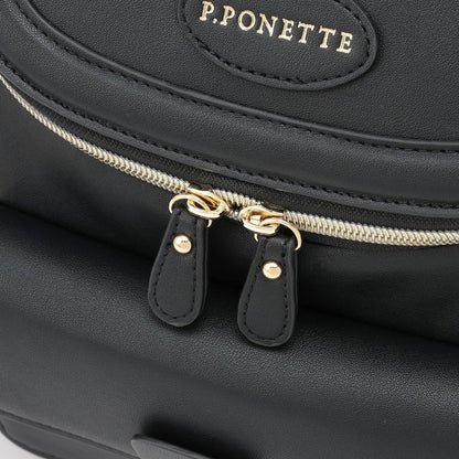 帶吊飾水桶型雙肩包