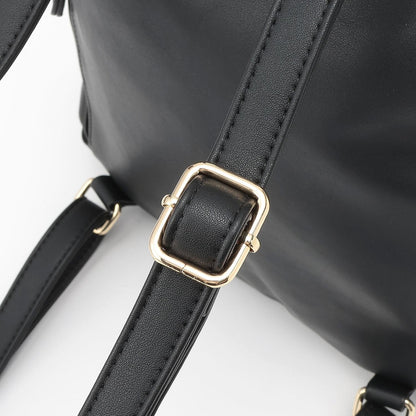 帶吊飾水桶型雙肩包