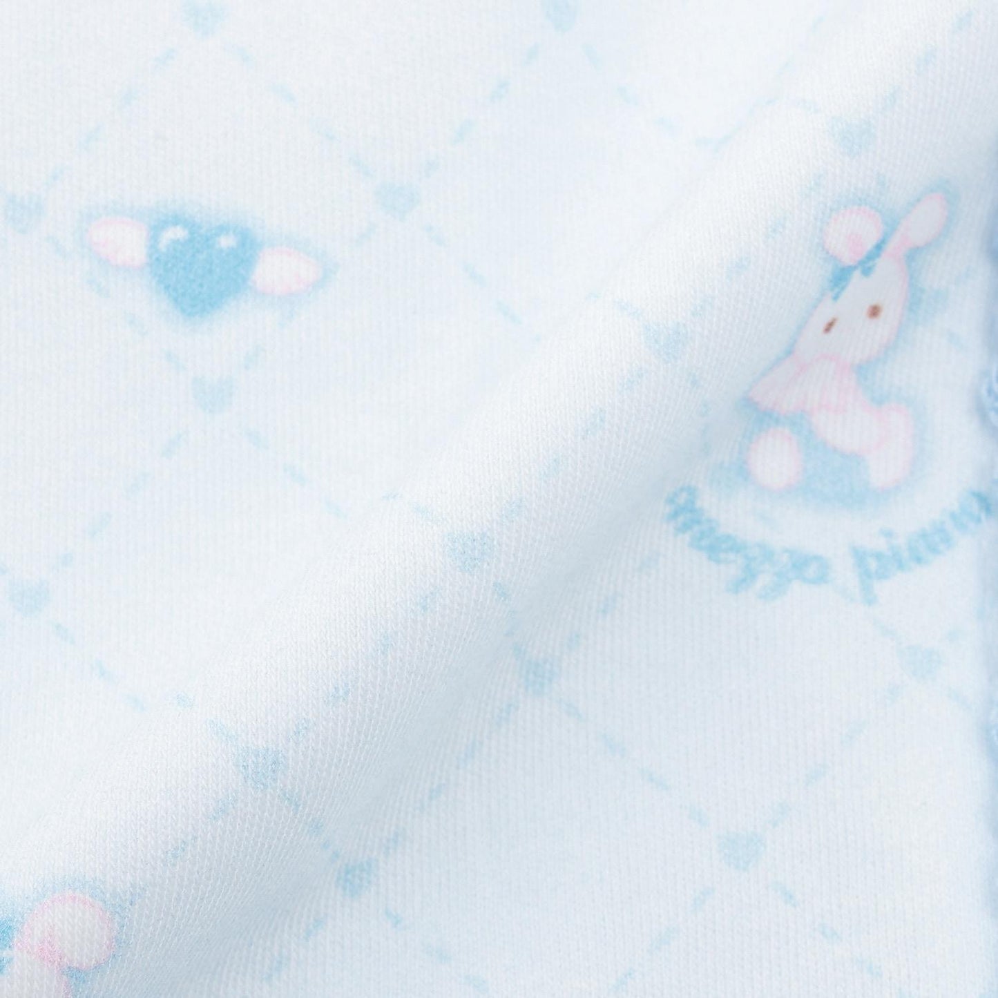 【BOX付】天使兔圖案2用連體衣&圍兜套裝