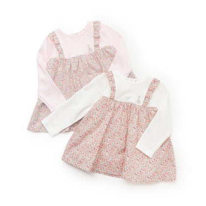 花卉圖案長款上衣【日本製造】