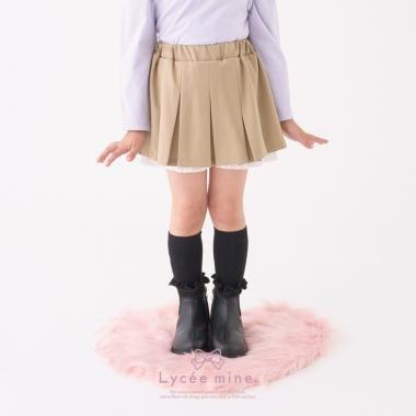 【Lycee mine 芭蕾系列】褶皺百褶裙（帶安全褲）