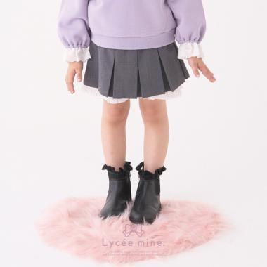 【Lycee mine 芭蕾系列】褶皺百褶裙（帶安全褲）