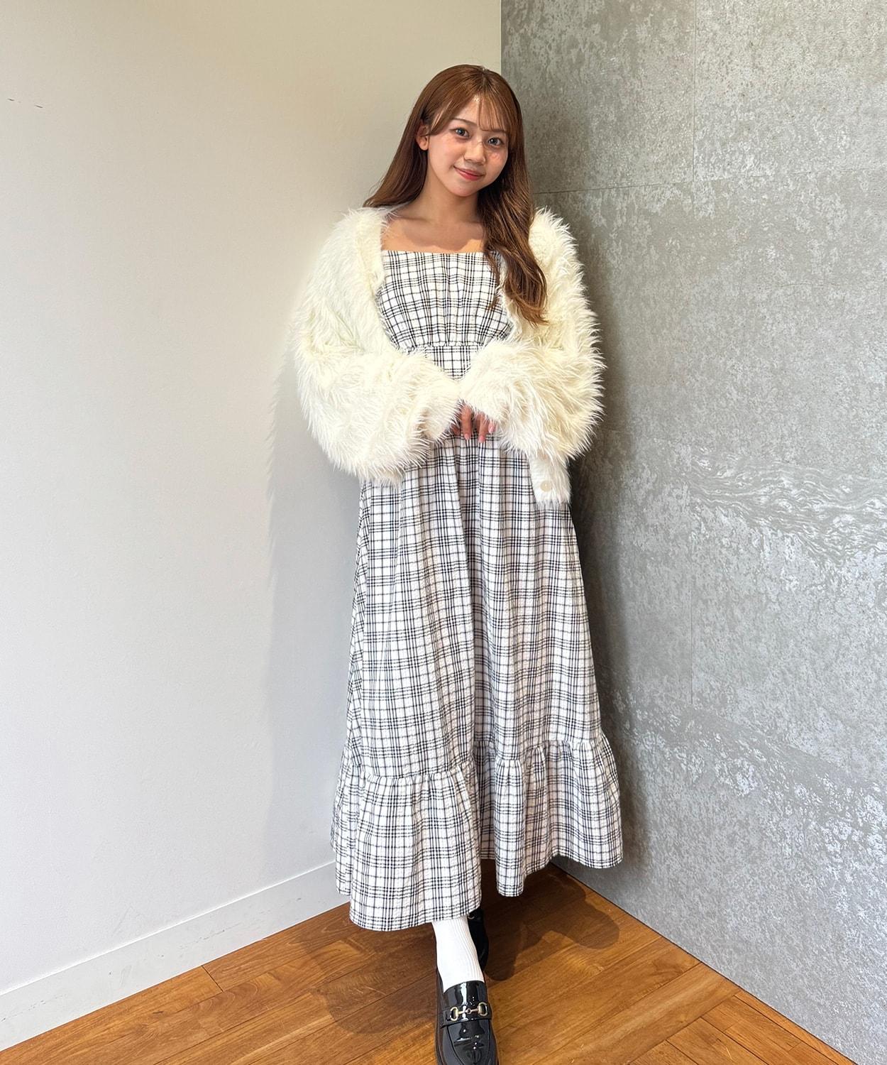 毛絨短款開衫【韓國時尚】