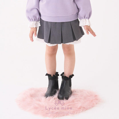 【Lycee mine 芭蕾系列】褶皺百褶裙（帶安全褲）