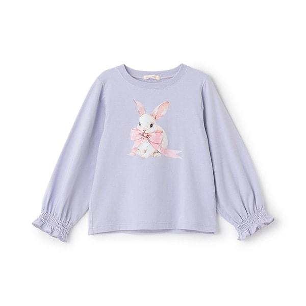 【Lycee mine 芭蕾系列】拼色印花上衣