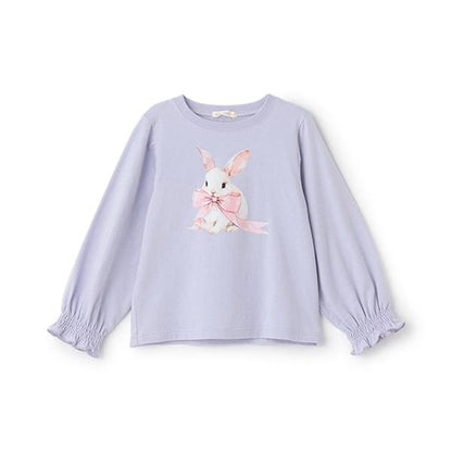 【Lycee mine 芭蕾系列】拼色印花上衣