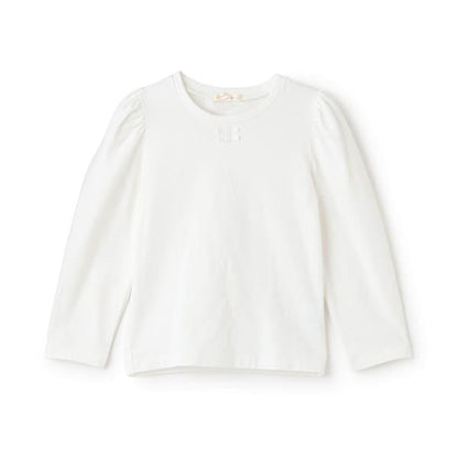 【Lycee mine 芭蕾系列】帶蝴蝶結裝飾墊肩上衣