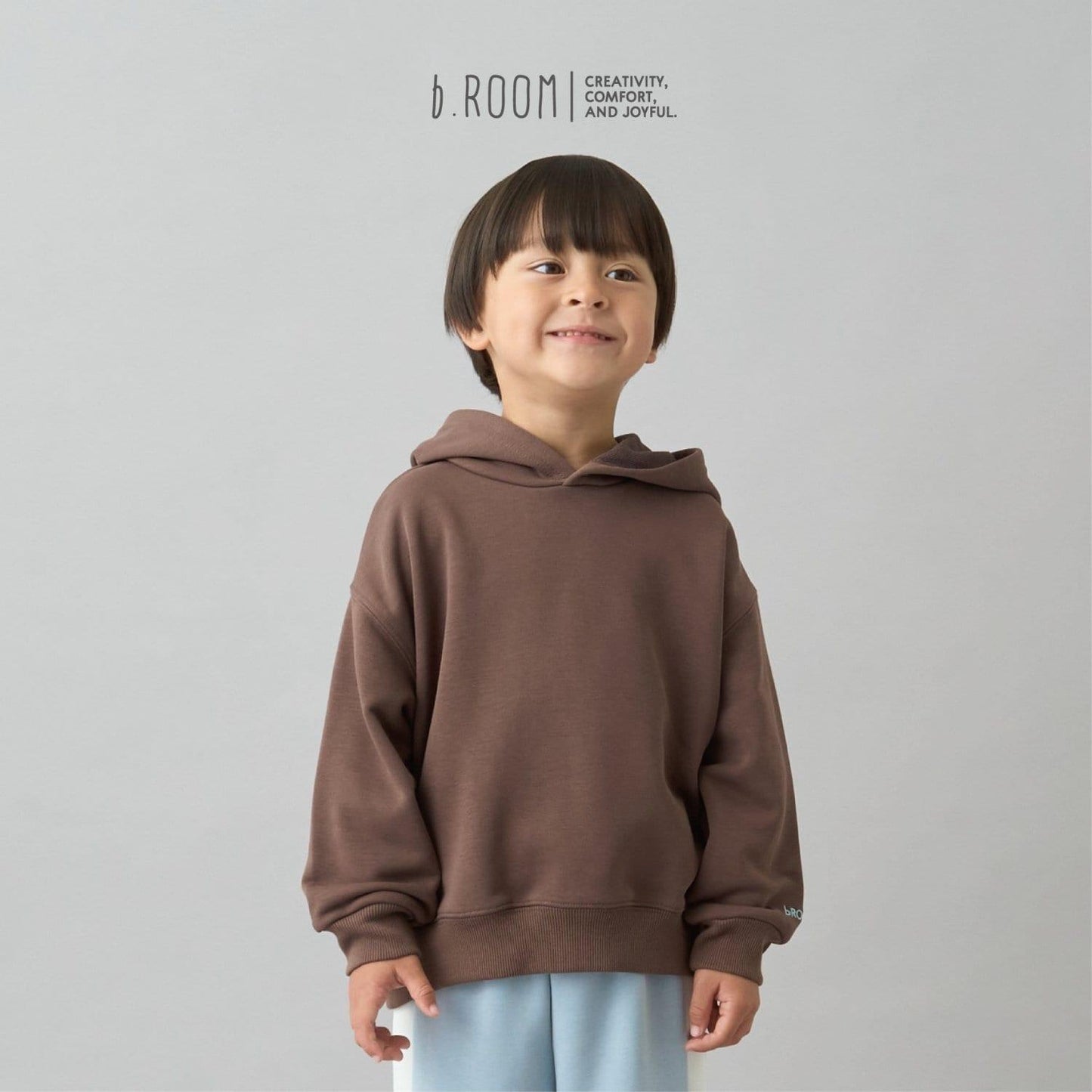 【日常標準服飾系列】【吸水速幹】立體感寬鬆連帽衛衣