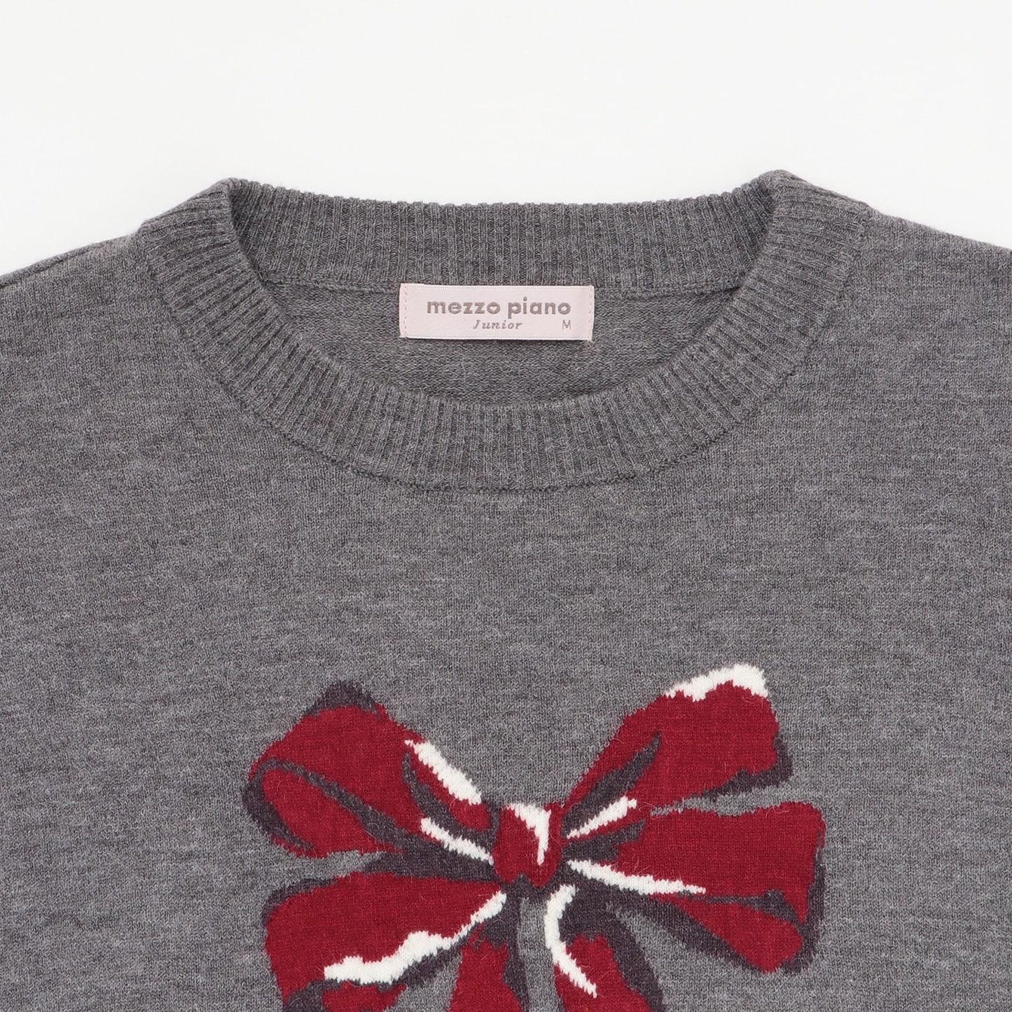 寬鬆蝴蝶結針織衫