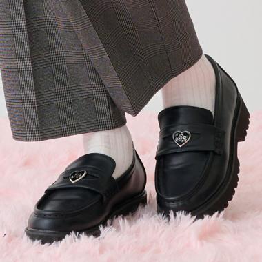 愛心裝飾樂福鞋