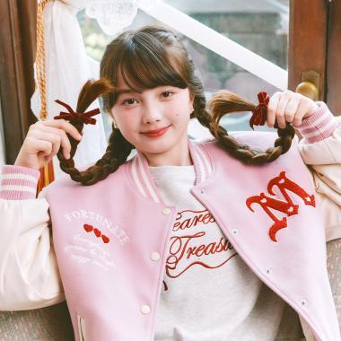少女風棒球夾克