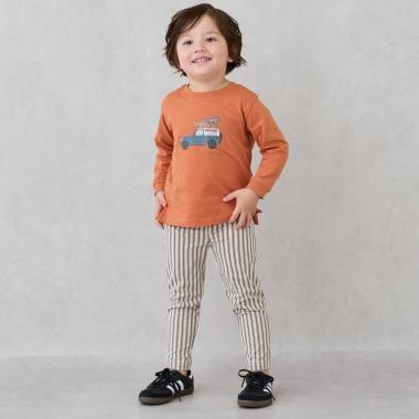 【プティプラ】男童10分丈打底褲