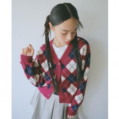 菱格針織T恤套裝