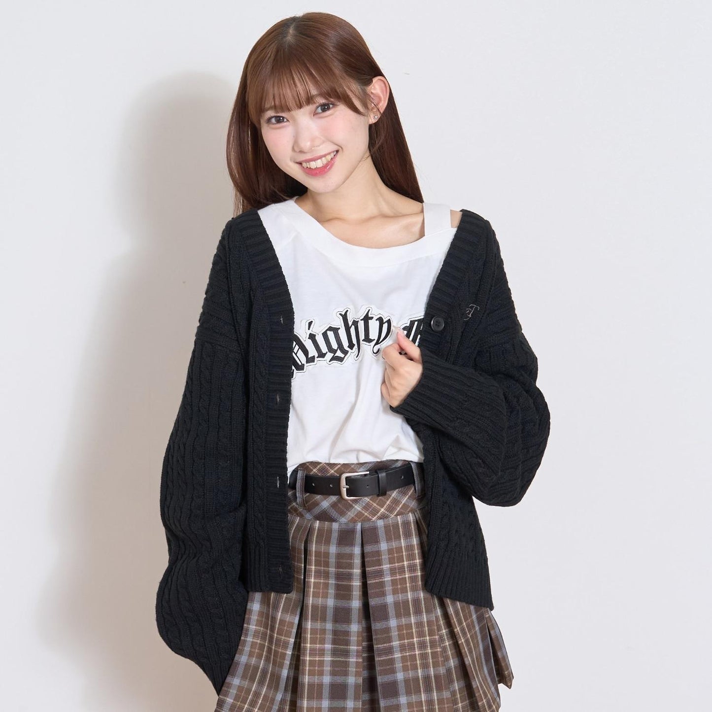 【GOODPRICE】麻花針織開衫