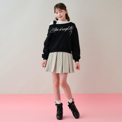 緞面蝴蝶結波浪邊短靴