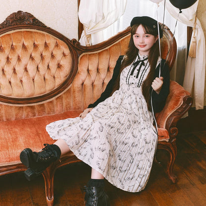 緞面蝴蝶結波浪邊短靴