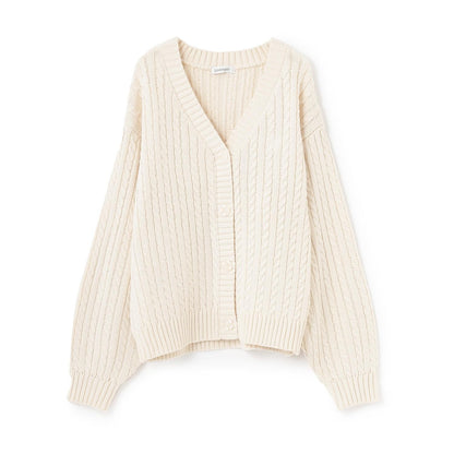 【GOODPRICE】麻花針織開衫