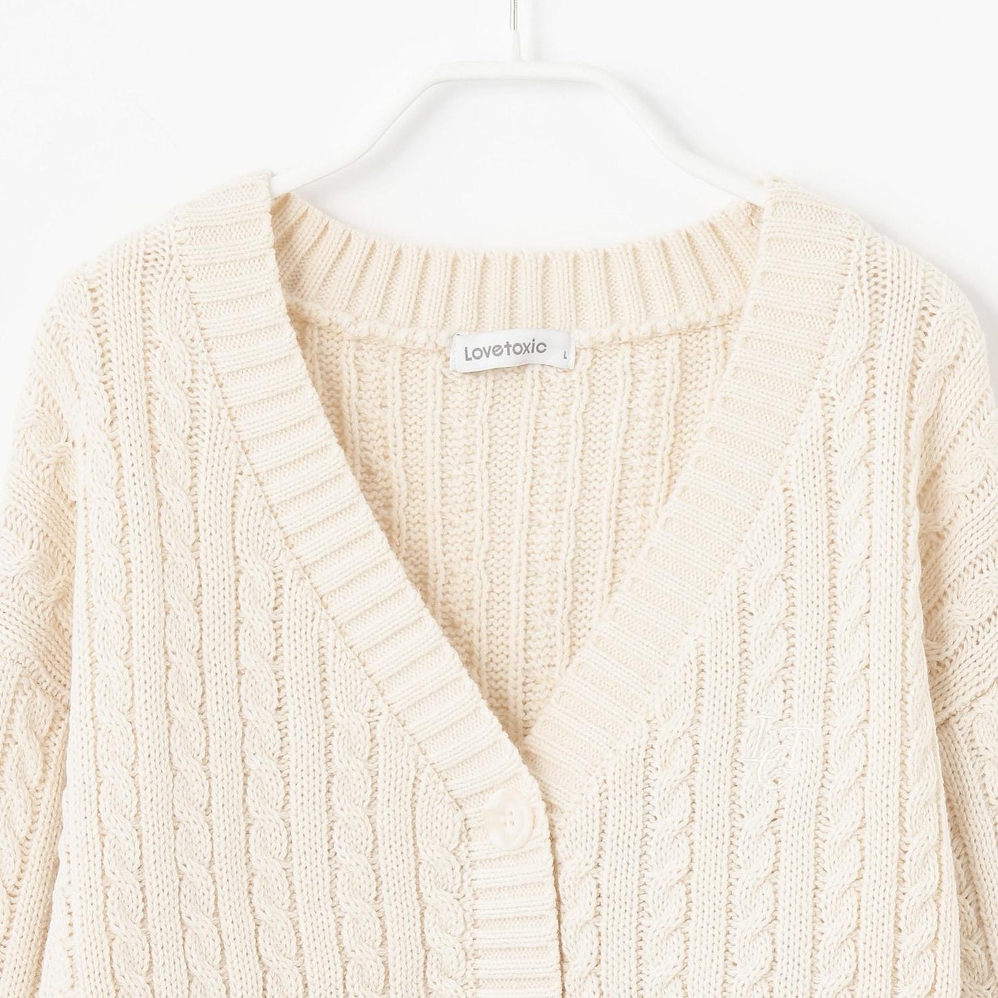 【GOODPRICE】麻花針織開衫