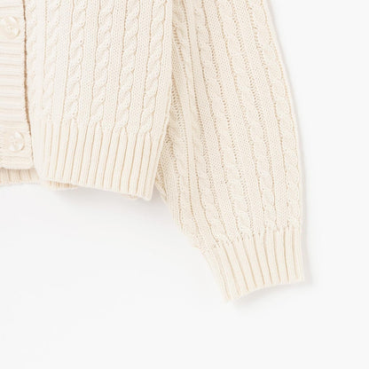 【GOODPRICE】麻花針織開衫