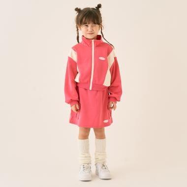 全拉鍊外套+半身裙套裝