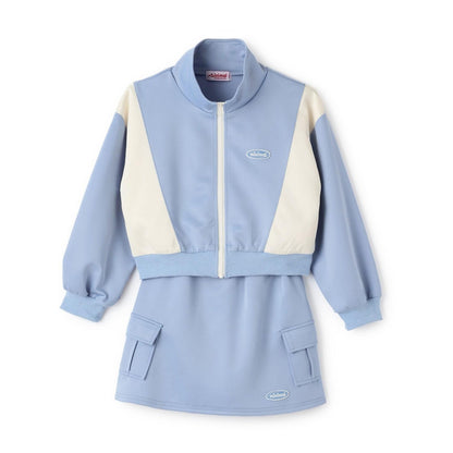 全拉鍊外套+半身裙套裝