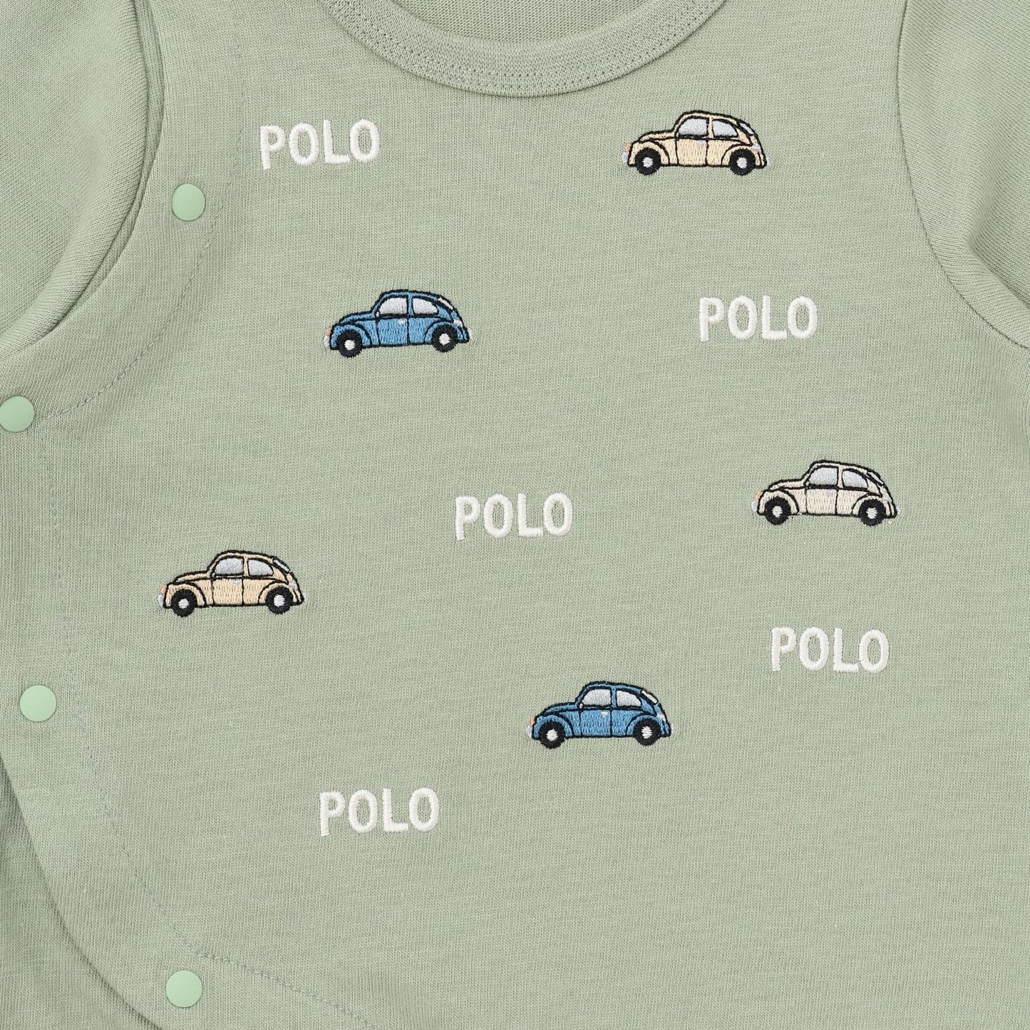 【POLO BCS】圖案刺繡長袖兩用連體衣