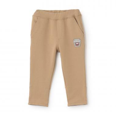 【人氣商品】【直營店無售】電車刺繡貼布錐形褲