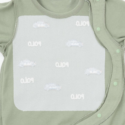 【POLO BCS】圖案刺繡長袖兩用連體衣