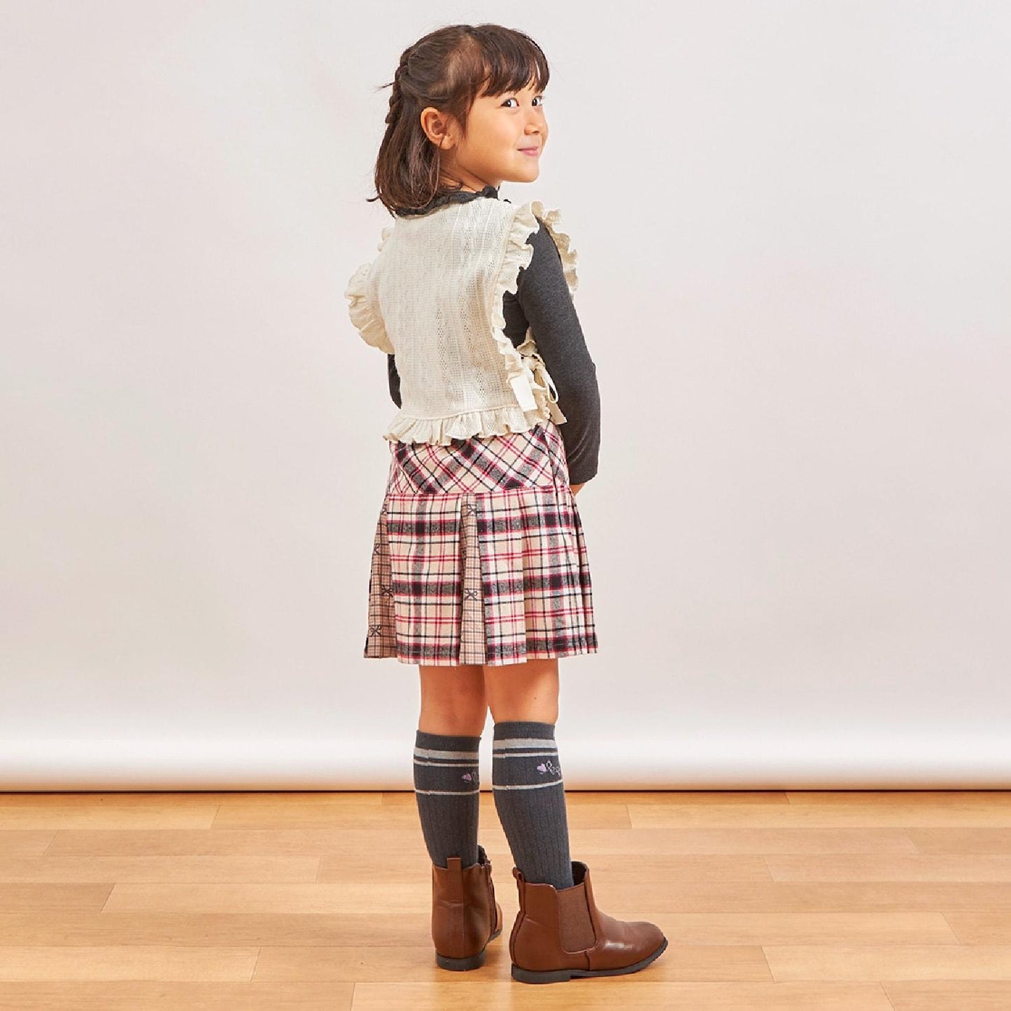 麻花紋提花背心