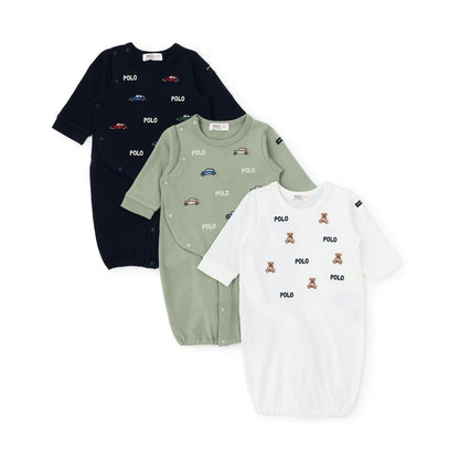 【POLO BCS】圖案刺繡長袖兩用連體衣