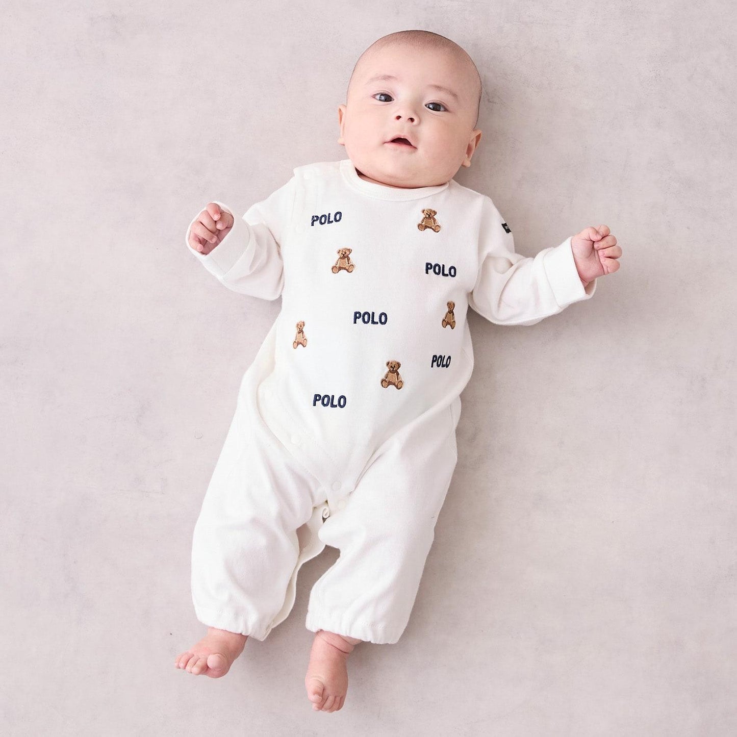 【POLO BCS】圖案刺繡長袖兩用連體衣