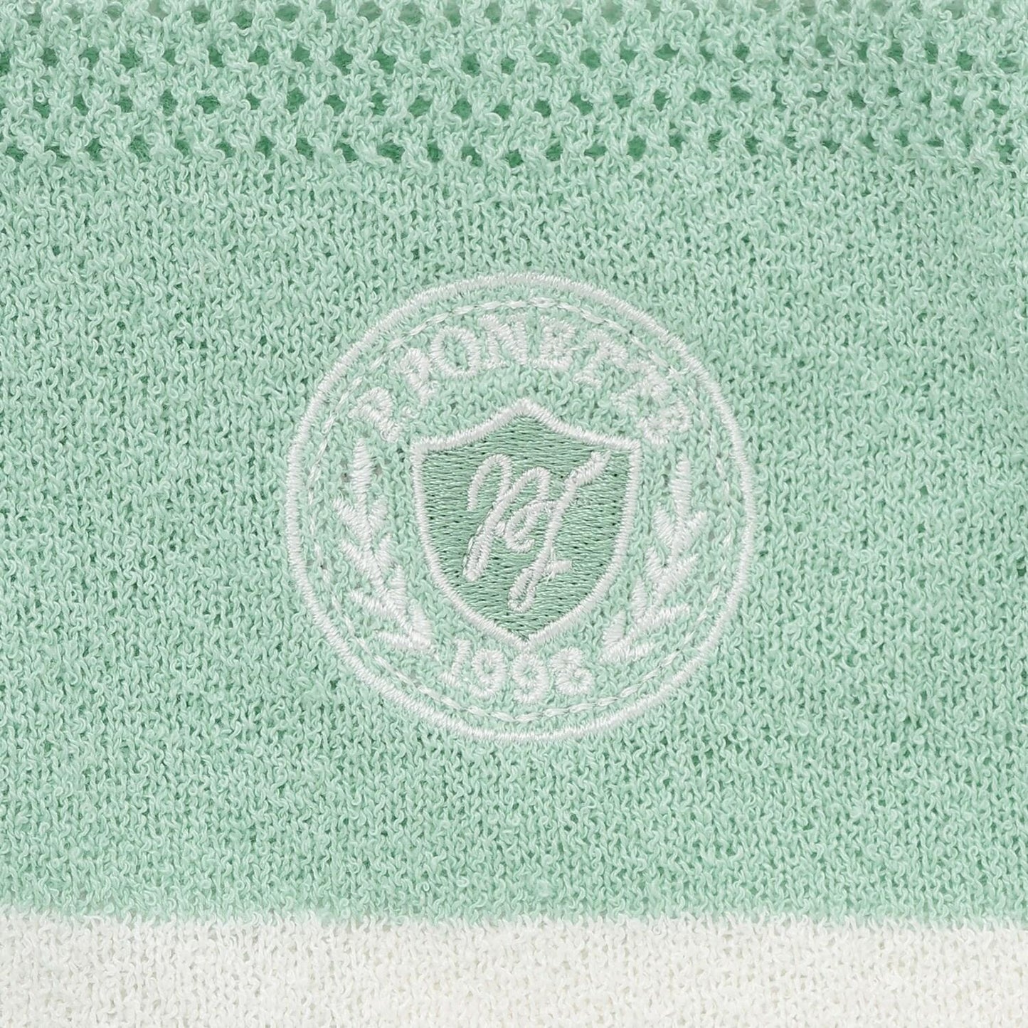 網眼針織拉鍊開衫