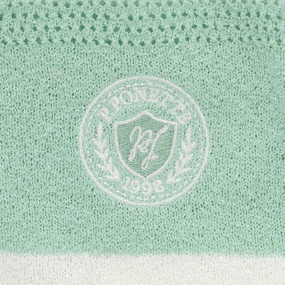 網眼針織拉鍊開衫