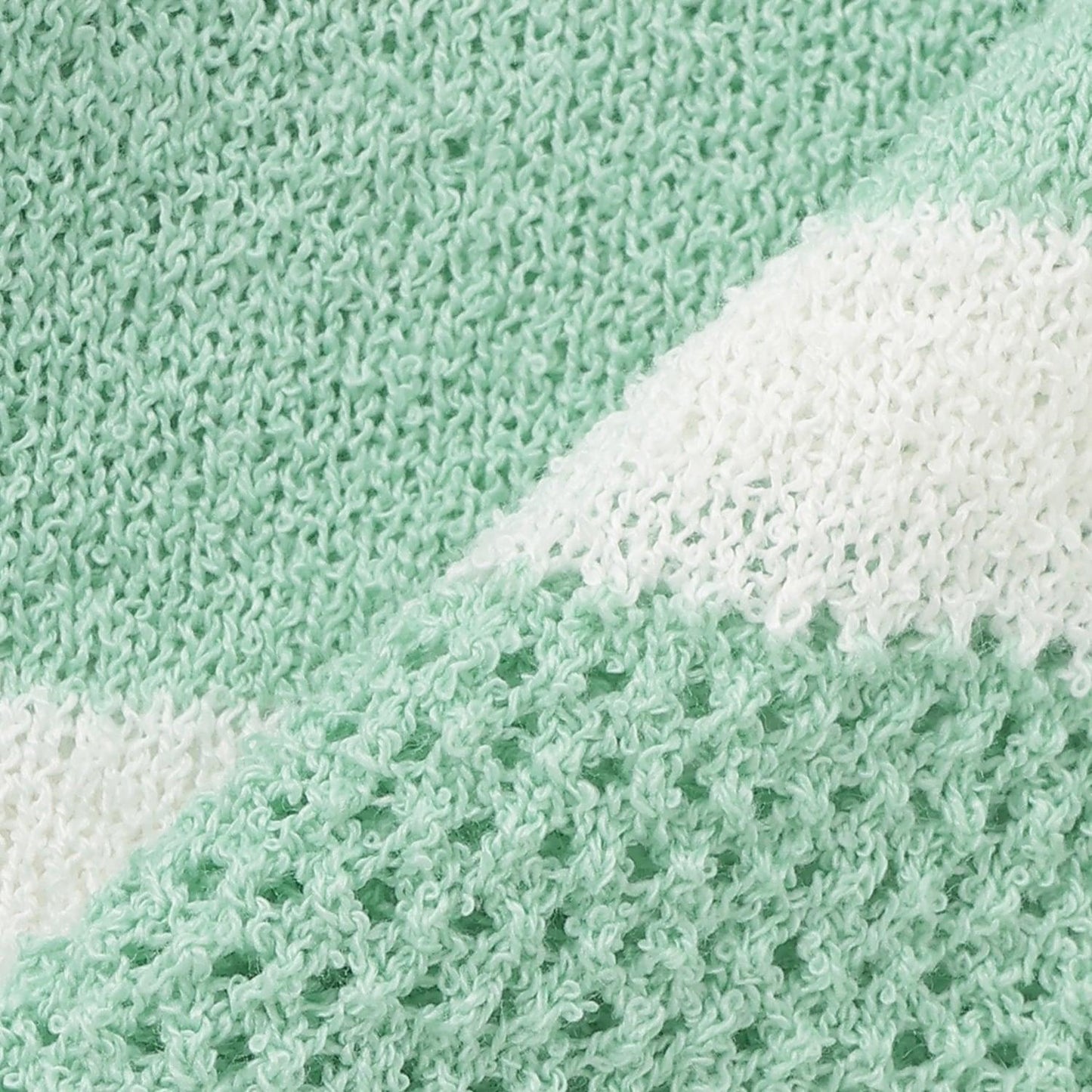 網眼針織拉鍊開衫