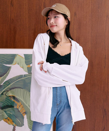 logo刺繡寬鬆衛衣【韓國時尚】