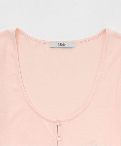 荷葉邊層疊吊帶套裝【韓國時尚】