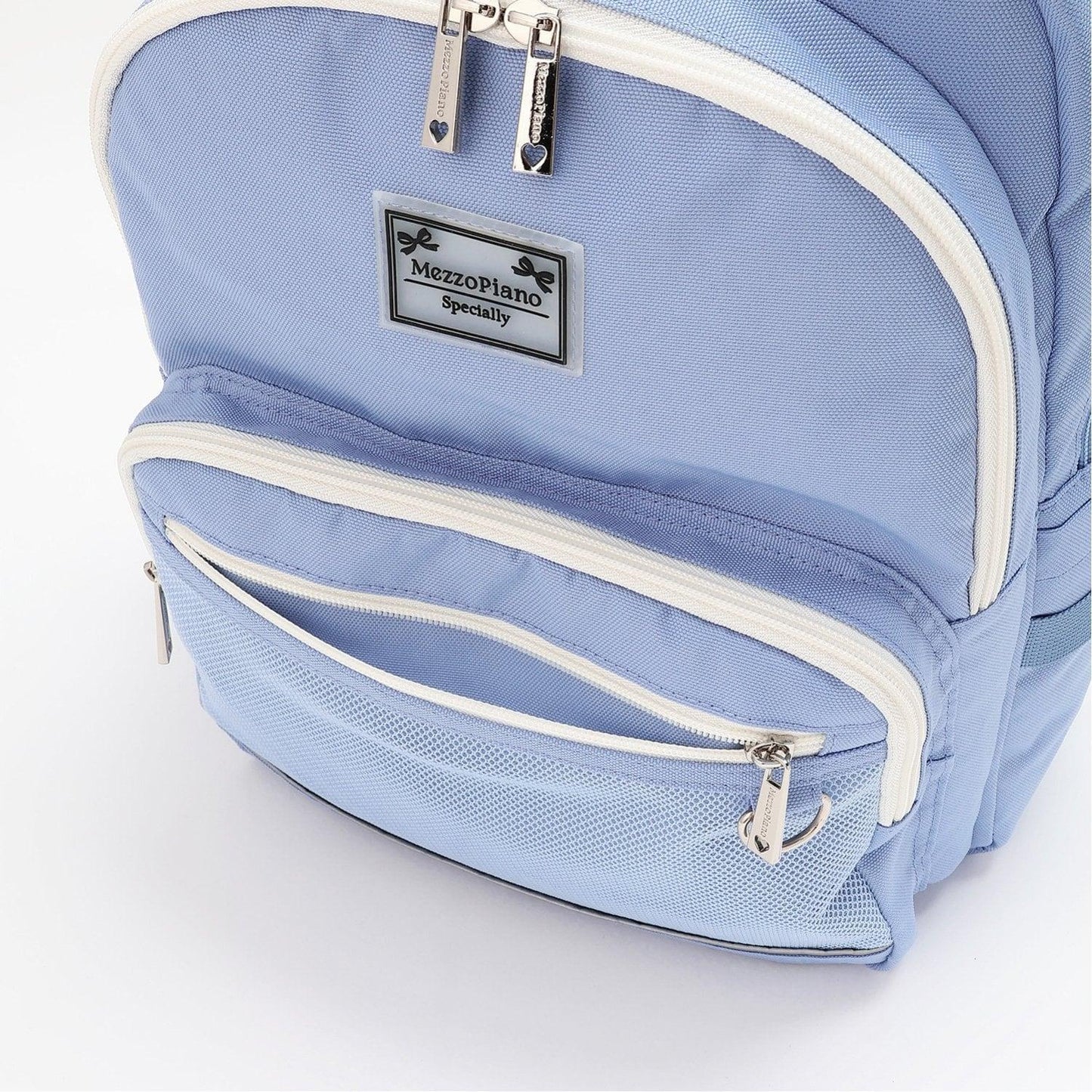 【防潑水】繫帶蝴蝶結卡包掛飾雙肩包