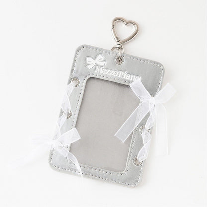 【防潑水】繫帶蝴蝶結卡包掛飾雙肩包