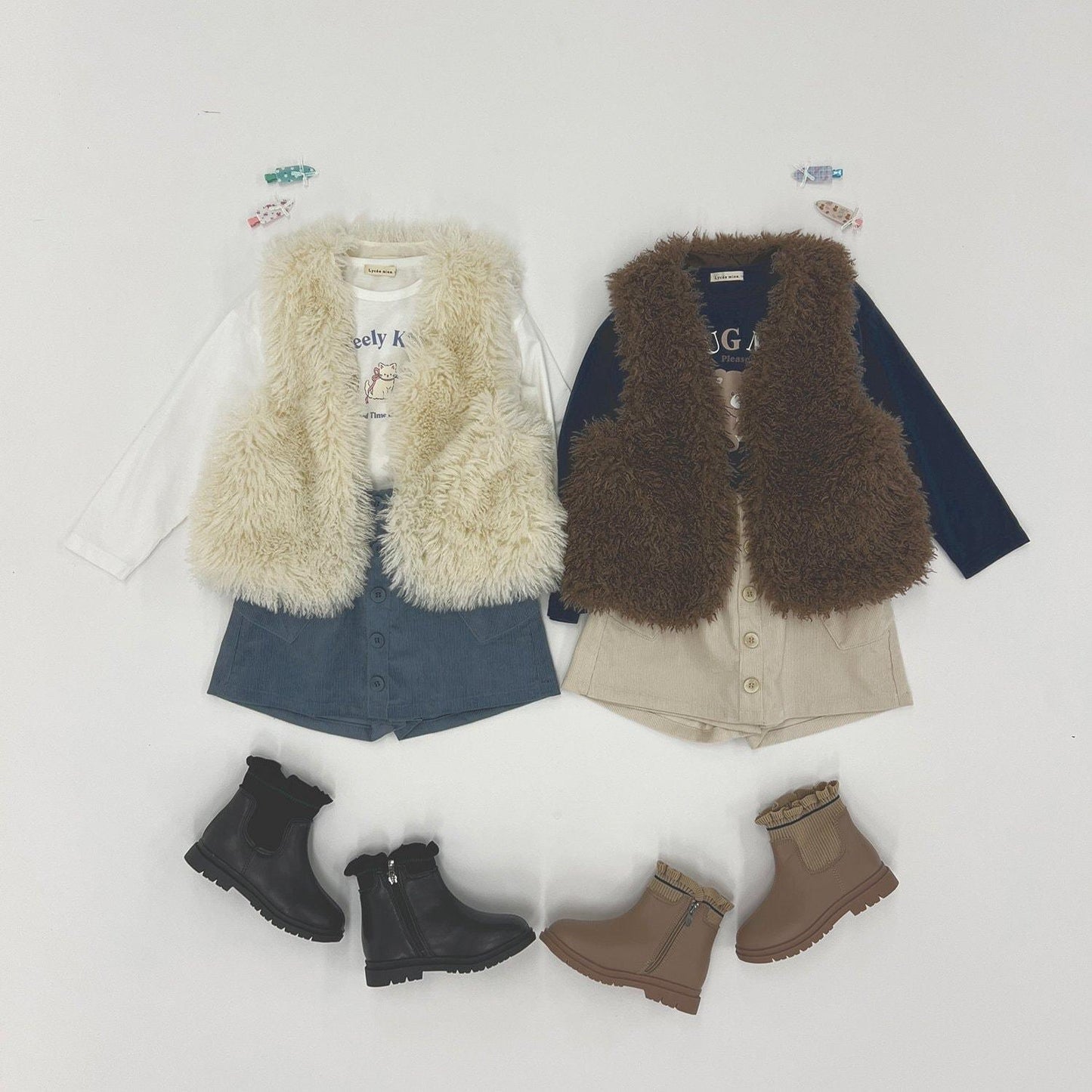 【蓬鬆柔軟】毛絨馬甲