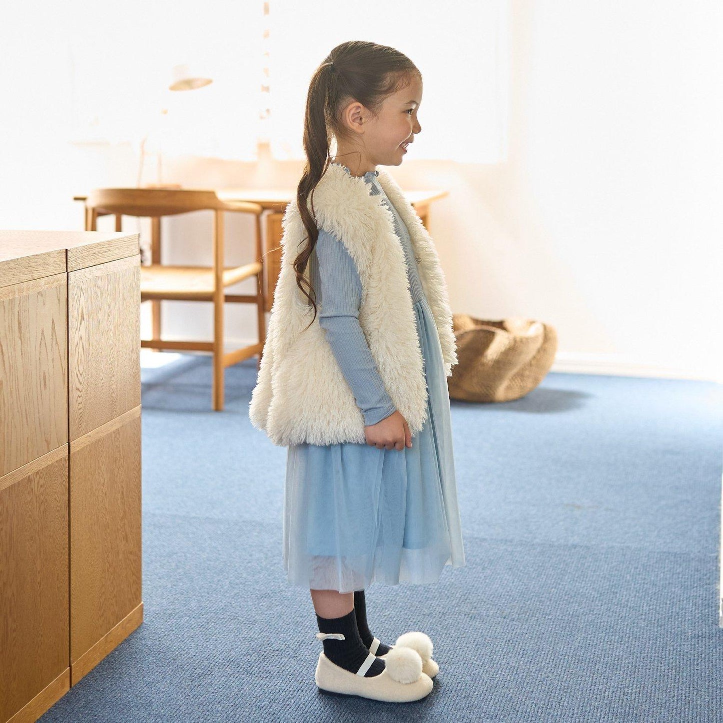 【蓬鬆柔軟】毛絨馬甲