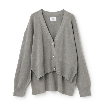 珍珠紐釦針織開衫