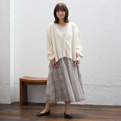 珍珠紐釦針織開衫